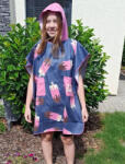 BornToSwim Poncsó BornToSwim Ice Cream Poncho Junior Blue/Pink S