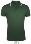 SOL'S Pasadena Men - galléros póló (so00577fo-wh-m)