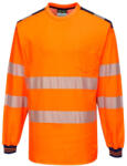 Portwest PW3 Hi-Vis hosszú ujjú póló (T185ONRXXXL) - munkavedelemplusz