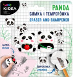 DERFORM Pandás radír és hegyező, Kidea (DFM-PAGUTKA)