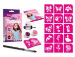 TYTOO Csillámtetoválás szett, Mini, Kislányos (rózsaszín) Dreamy 15 sablonnal és 2 csillámporral (VZM-KKCTT2213010)