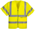 Portwest C372 Fél ujjú zippzáras mellény (C372YERXXXL)