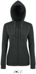 SOL'S Seven Women - pulóver bélelt kapucnival (so47900chme-xl)