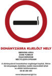 AFV Dohányzásra kijelölt hely (TUT018005PVC02100300)
