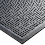 Clean-Scrape Clean-Scrape, többfunkciós gumiszőnyeg-0, 75m x 0, 85m-fekete keresztbordás (FAL-469-104)