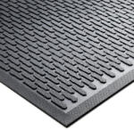 Clean-Scrape Clean-Scrape, többfunkciós gumiszőnyeg-0, 75m x 0, 85m-fekete bordás (FAL-469-100)