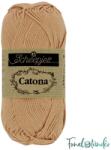 Scheepjes Catona 502 Camel - drapp pamut fonal -50gramm