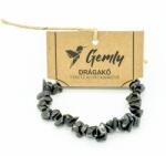 MyVanilla Ásvány Harmónia" Drágakő Karkötő- Fekete Achát