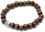MyVanilla Barna Fa Gyöngy Buddha Karkötő