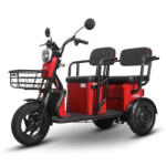 Voltarom Triciclu electric Voltarom APM5, 60V, 20 AH, 1000W, fara permis, 25km h, Rosu, autonomie pana la 40km (TET-0024)