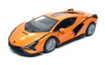 Kinsmart Lamborghini Sián FKP 37 narancssárga hátrahúzós autó 1: 40 (KT5452D-12/KT5431)