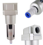 TC Technic Filtru de Aer, Separator de Ulei și Dehidrator cu Evacuare Automată a Apei 3/4" Technic AF5000-06D, 20 Microni (TF2-30199)