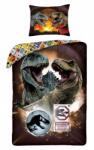 HALANTEX Jurassic World Dominion 'Warning Dangerous' ágyneműhuzat szett 140 x 200 + 70 x 90 cm (JW-9109BL140)