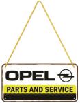 Nostalgic Art Opel Parts And Service akasztós fém tábla "28053 (28053)