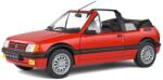 Solido Peugeot 205 CTI rouge Vallelunga piros 1986 modell autó 1: 18 (S1806201)