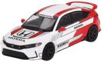 Mini GT Honda Civic Type R#2 2023 pace car fehér/piros LHD modellautó 1: 64 (MGT00721-L)