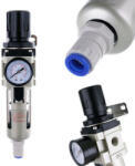 TC Technic Reductor de Aer cu Filtru și Uscător Automat 1/4" pentru Compresor AW3000-02D (TF2-30186)