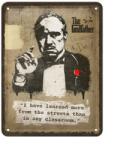 Nostalgic Art The Godfather Streets dombornyomott fémplakát 15 x 20 cm "26274 (26274)