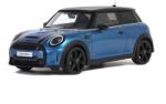 OttOmobile Mini Cooper S Island kék/fekete 2021modellautó 1: 18 (OT982)