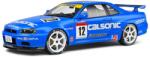Solido Nissan GT-R (R34) #12 Streetfighter Calsonic kék 2000 modell autó 1: 18 (S1804307)