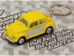 KiNSMART 1967 Classical Volkswagen Beetle 1: 64 sárga kulcstartó (KT2540DCK-12-yellow)