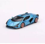 Mini GT Lamborghini Sián FKP 37 2020 LHD Aegir kék modellautó 1: 64 (MGT00573-L)