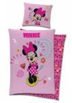 Carbotex Minnie Mouse 'csillogás' ágyneműhuzat szett 140 x 200 + 70 x 90 cm (MNN219002-PP)