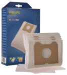 Philips Saci de praf din microfibră WORWO PMB01K pentru aspiratoare Philips, 4 buc + filtru protector motor (KA-SC-207)