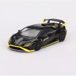 Mini GT Lamborghini Huracán STO 2023 RHD Noctis fekete modellautó 1: 64 (MGT00638-R)