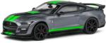 Solido Shelby Mustang GT500 2020 szürke/neonzöld modell autó 1: 43 (S4311504)