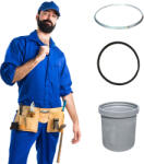 StockKit - Valrom Pachet prelungire pentru fose sau statii epurare sau rezervoare apa subterane l 600mm cu piesa de fixare si garnitura etansare Valrom (PACHET_1_48710000604) Filtru de apa bucatarie si accesorii