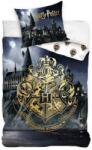 Carbotex Harry Potter 'Roxforti házak, holdfény, sötétkék' ágyneműhuzat szett 140 x 200 + 70 x 90 cm (HP202019-PP)