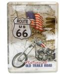 Nostalgic Art Route US 66 fémképeslap borítékkal "National old trails road
