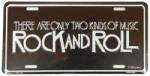 HANGTIME Rock And Roll dombornyomott fémtábla/rendszámtábla 30, 4 x 15, 1 cm (LPS553)