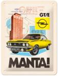 Nostalgic Art Opel Manta GT/E dombornyomott fémplakát 15 x 20 cm "26262 (26262)
