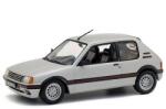 Solido Peugeot 205 GTI 1986 silver modell autó 1: 43
