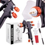 Sicopro Pistol de Vopsit Premium HVLP cu Duza de 1, 3 mm Sicopro Air Green SK791 (600 ml) (TF2-9727)