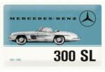 Nostalgic Art Mercedes-Benz 300 SL dombornyomott fémplakát "1957-1963" 20 x 30 cm