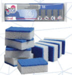 YORK Set 10 Bucăți Bureți de Curățare Antibacterieni YORK BACTERIA STOP cu Cink Ultra-Fresh DW 30 (yrx_034010)