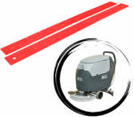 Nilfisk Set lamele aspirare din cauciuc natural pentru Nilfisk BA/CA 451/531/551, 800 mm (NI-451)
