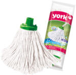 York Cap Mop Maxi din Bumbac 1 bucată - Compatibil cu Mânere Filetate York - Ideal pentru Curățarea Pardoselilor (yrx_073020)