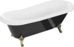 Mexen Retro 170x75 cm negru/alb/auriu (53251707575-50)