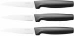 Fiskars Functional Form általános késkészlet, fekete, 3db-os (1014276) (1057563)