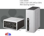 Club 3D Notebook Dokkoló - CSV-3104D (4K UHD, 3.0 USB-A to HDMI, DVI-I, 4xUSB-A, RJ45, 3.5 Jack Audio + Mic) (CSV-3104D) - shop