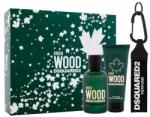 Dsquared2 - Set cadou DSQUARED2 Green Wood: Apa de toaleta 50 ml + Gel de dus parfumat 50 ml + breloc Barbati