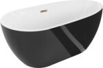 Mexen Eos 170x75 cm negru/alb/aur roz (52471707575-60)