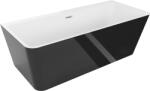 Mexen Volta 150x75 cm negru/alb/periat nichel (51131507575-97)