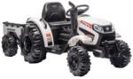 HECHT 50435 WHITE Akkumulátoros kisautó traktor gyerekeknek, 12V, 10Ah, 3-8 éves korig, Max: 30 kg-ig (HECHT50435WHITE)