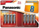 Panasonic LR6PPG/8BW 1, 5V AA/ceruza tartós alkáli elem, 8 db (LR6PPG/8BW)
