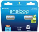 Panasonic eneloop BK-4MCDE/8BE AAA/mikro 800mAh Ni-MH akkumulátor, 8db (BK-4MCDE/8HH)